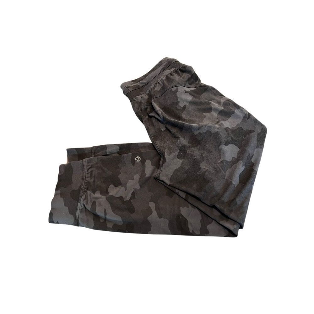 Lululemon Women's Ready To Rulu High-Rise Cropped Jogger Camo Deep Coal Size 6